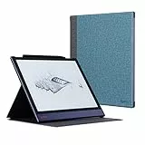 OLAIKE Custodia Pieghevole per Tablet di Carta Onyx BOOX Note Air 10.3'',Auto Sleep/Wake,Copertura Folio in Tessuto Resistente con Supporto Pieghevole,Menta Verde-Grigio