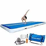 Airtrack Nordic Deluxe Wide - Materassino Gonfiabile con Pompa elettrica ad Aria, 2 m di Larghezza Extra e 20 cm di Spessore, Ideale per Ginnastica, Yoga, Resistente (10)