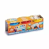 Carioca Pasta da Modellare Baby DO, Set di 3 Colori, per Bambini dai 12 Mesi, Colori Brillanti e Miscelabili, per Bambini di 1 Anno, Non Sporca Le Mani e Asciuga all'Aria, Contiene Frumento