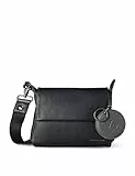Mandarina Duck Borsa a Tracolla Nero (Nero) Mellow Leather P10fzt93 23x18x3 (L x H x W)