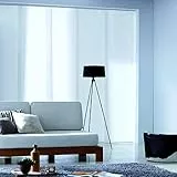 MADECOSTORE Cartello giapponese Tamant Lamelles Uni - L45 x 260 cm, colore: Bianco