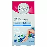 Veet Strisce Depilatorie Corpo per Pelli Sensibili, 16 Pezzi