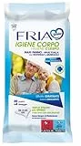 Salviette Umidificate per Anziani – Con Pantenolo e Bisabololo - Azione Emolliente - Anti Arrossamento - Formato: 24 Salviette/Panni Corpo 22x25 cm - FRIA Senior