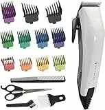 Remington Tagliacapelli, Kit Di 16 Pezzi Tra Qui 9 Pettini Diversi Colorati, Color Cut HC5035