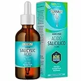 SERININA® Acido Salicilico Esfoliante Viso - Siero Lozione 30ml - Peeling Viso combatte Acne e Brufoli, Pori Dilatati e Punti Neri - Rimuove Brufolo e Rossore - Trattamento intensivo per acne
