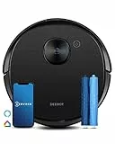 ECOVACS Robot aspirapolvere DEEBOT T9AIVI 3000Pa, OZMO PRO 3.0, elusione degli Ostacoli 3D AIVI, Doppia Spazzola, 5200 mAh,200 min, per tappeti