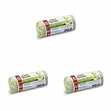 DOMOPAK SPAZZY Sacchi Nettezza Saccoverde Con Manici - 100% Biodegradabile - Casalingo 20 Lt - Trasparente - 1 Confezione Da 45 Pezzi, color Trasparente