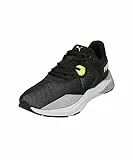 PUMA Disperse Xt 3 Hyperwave, Scarpe per Jogging su Strada Unisex-Adulto, Grigio Cenere Nero Giallo Burst Bianca, 48.5 EU