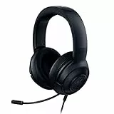 Razer Kraken X Lite - Cuffie da gioco Ultralight con audio surround 7.1, telaio leggero, microfono renale pieghevole, per PC, Xbox, PS4, Nintendo Switch, Classic Black