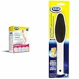 Scholl Pedimask Nutriente, Maschera Piedi Azione Idratante e Rigenerante, 4 Paia Di Calzini Idratanti, 4 Varianti da Provare + Scholl Lima Piedi a Doppia Superficie Abrasiva per Calli e Duroni
