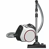Miele Boost CX1 - Aspirapolvere a Traino senza Sacco con Filo, 890 W, Potente, Compatto e Agile con Tecnologia Vortex e Filtro Hygiene AirClean, Bianco e Rosso