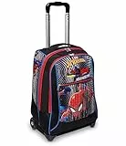 Seven Big Trolley Scuola SPIDER-MAN THE GREATEST HERO, Multicolore, 2 in 1, Doppio Uso, con Spallacci Uso Zaino, Zaini e Trolley, Scuola e Tempo Libero, Bambini e Ragazzi
