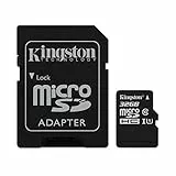 Kingston SDCS/32GB Canvas Select MicroSD, Velocità UHS-I di Classe 10, fino a 80 MB/s in Lettura, con Adattatore SD