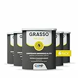CAMP GRASSO MILLEUSI, Grasso Lubrificante Multiuso al Litio NLGI2 ad Alte Prestazioni, Protegge da Ruggine e Corrosione, 6x 1 kg