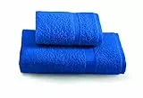 Gabel Tintunita & Co Set Asciugamani, 100% Cotone, Blu Elettrico, ‎100 x 60 x 0.8 cm, 200 grammi