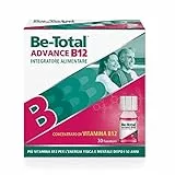 Be-Total Advance B12 Integratore con Vitamina B12, Niacina e Zinco, Supporto per l'Energia Fisica e Mentale, Adulti dopo i 50 anni, 30 flaconi