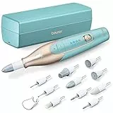 Beurer MP 84 Fresa elettronica per Unghie Professionale Cordless con Batteria Ricaricabile, 10 Accessori per Manicure e Pedicure e Pratica Custodia con Funzione di Ricarica