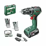 Bosch UniversalImpact 18V-60 Trapano con percussione a batteria, avvitare/forare nel legno/metallo, forare a percussione nella muratura; 1 batteria da 2.0 Ah, sistema 18V