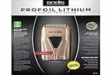 Andis Profoil Lithium Plus Foil Rasoio Elettrico In Rame Oro Rosa 17225 Rasoio Elettrico Versione UK