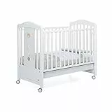 Foppapedretti Bunny&Co Lettino con Sponda a Scomparsa, ‎131 x 73 x 112 cm, 25 Kg, Bianco