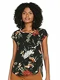 Only Onlvic SS Top Noos Wvn Maglietta, Multicolore (Black/AOP/Flower AOP), 38 Donna