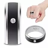 ASHATA Anelli NFC intelligenti universali per telefono cellulare, dispositivo indossabile magico multifunzione con anello intelligente, dispositivo indossabile magico con anello impermeabile(Taglia 4)