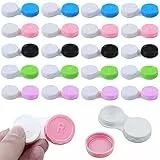 Jinlaili 20PCS Custodia per Lenti a Contatto, Scatola con kit di lenti a contatto da viaggio, Astuccio per lenti a contatto da viaggio, Contatto lenti contenitore, Porta Lenti a Contatto da Viaggio