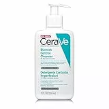 CeraVe Detergente Controllo Imperfezioni, Per Pelle Grassa con Tendenza Acneica, Azione Purificante, Imperfezioni Ridotte, Con Acido Salicilico e Argilla Purificante, 236 ml
