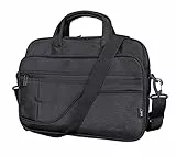Trust Sydney Eco Bag per Laptop Fino A 16 ', in Plastica Riciclata, Tracolla e Tasche per Accessori, Custodia per il Trasporto Sostenibile per Viaggi, Affari, Ufficio, Scuola - Nero