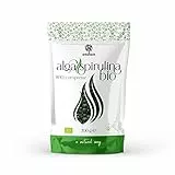 ERBOTECH Spirulina BIO in Compresse, Confezione da 200g, circa 800 Capsule, Alga 100% Biologica, Pura e Vegana, Fonte di Energia, Ricca di Proteine, Vitamine, Magnesio