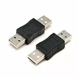 CABLEPELADO Raccordo USB | Adattatore accoppiatore USB | Adattatore USB A Maschio a USB A Maschio | Trasferimento fino a 480 Mbit/s | Raccordo Cavo USB | USB Maschio a Maschio | USB 2.0 | 1 Unità