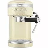 KitchenAid Macchina ESPRESSOM ARTISAN 5KES6503 – Crema – Cassa in metallo macchina da caffè 5KES6503EAC
