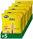 Hero Solo Snack Puff Avena e Mais pocket, 100% Biologico, senza glutine, non fritti, dai 8 mesi in su - Cartone da 5 confezioni x 25 g