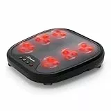 Snailax Massaggiatore Plantare Shiatsu, 2 in 1 Massaggiatore per Piedi e Schiena con Calore, Copertura Lavabile, Scaldapiedi Elettrico per Allevia i dolori alla Schiena e Piedi Regali…