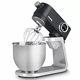 h.koenig KM120 Robot da cucina professionale multifunzione, 5L, acciaio inox, 800W