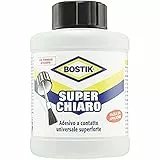 BOSTIK Superchiaro adesivo a contatto universale super forte e super rapido flacone con pennello 400ml Giallo