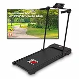YM Tapis Roulant Elettrico Pieghevole, Tappeto Corsa Extra Large (42 cm larghezza), Telaio rinforzato, APP Kinomap & Zwift, Salvaspazio, 12 Programmi, NEXT 1000 NERO Your Move