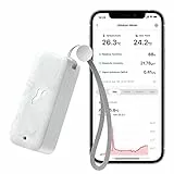 SwitchBot IP65 Igrometro Termometro da Esterno, 120m Portata Bluetooth, Termoigrometro da Interno, Sensore di Rugiada/VPD/Umidità Assoluta, Esportazione Gratuita di Dati, 2 Anni Durata Della Batteria