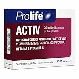 Prolife Activ - Integratore con 25 Miliardi di Probiotici (Fermenti Lattici Vivi) per Dose - 40 gr