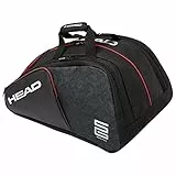Head Alpha Sanyo Monstercombi, Borsa da Paddle Tennis Unisex-Adulto, Nero, Largo-7 Palas de Padel