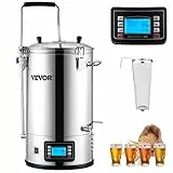 VEVOR Sistema di Produzione Automatico per Birra da 30L, Kit di Produzione di Birra con Pompa di Circolazione e Accessori Completi, Attrezzatura di Produzione di Birra per Uso Commerciale o Domestico