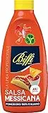 Biffi Salsa Messicana piccante, con Pomodoro e Cipolla, flacone da 900g