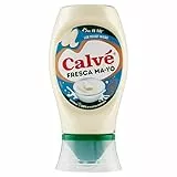 Calvé Maionese Fresca Ma-Yò, Formato 250 ml, con Yogurt Magro e il 55% in Meno di Grassi*, Ideale per Insalate di Riso, Patate Fredde e Insalatone, Senza Conservanti, Vegetariano