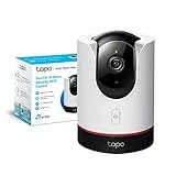 TP-Link Tapo C225 Telecamera WiFi Interno di Sicurezza Domestica Pan/Tilt AI, 2K QHD, Sorveglianza, Visione Notturna, Rilevamento del Movimento, Sensore di Luce Stellare, Compatibile con Alexa
