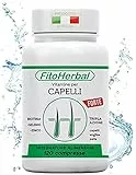 FitoHerbal Biotina + Zinco + Selenio 120 Compresse Integratore Tripla Azione Per Crescita Capelli, Migliora Aspetto Cutaneo Viso, Ridona Forza Resistenza alle Unghie. Qualità Made in Italy