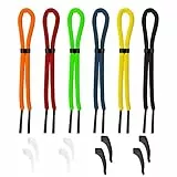 CMJBUHR Laccio Occhiali Galleggiante,6 Pezzi Fascetta occhiali sport,Fascia Sportiva Galleggiante per Occhiali Vista e Sole, Cordino Occhiali per Donne, Uomini, Bambini - Galleggiante & Tenuta Sicura