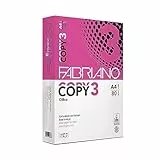 Fabriano Carta per Fotocopie Copy 3, Formato A4, 80 gr, Confezione da 5 risme da 500 Fogli