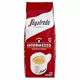 Segafredo Zanetti Caffè in Grani Intermezzo (Confezione da 1 Kg) – Adatto per la Moka – Linea Le Classiche, Chicchi di Caffè a Tostatura scura, Gusto deciso e corposo