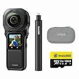 Insta360 ONE RS 1-Inch 360 Edition Kit Get-Set - Videocamera 6K 360 con due sensori da 1 pollice, co-ingegnerizzata con Leica. Foto 21MP, stabilizzazione FlowState, superba anche con poca luce