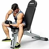 JOROTO MD80 Panca Pesi Regolabile - Panca Palestra Con Carico Totale Di 450 Kg, Esercizi Su Panca Verticale, Inclinata, Inclinata e Piana